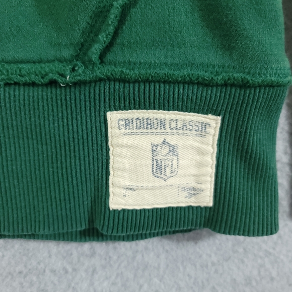 Reebok NFL Gridiron Classic Hoodie Green Bay Packers Medium Green M - Picture 4 of 10